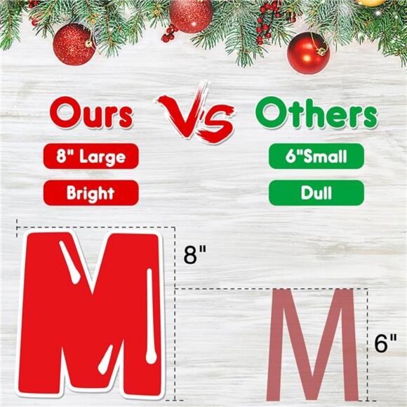 Merry Christmas Garage Door Magnets Decoration, 27 Pcs Christmas Decor - Picture 4 of 7